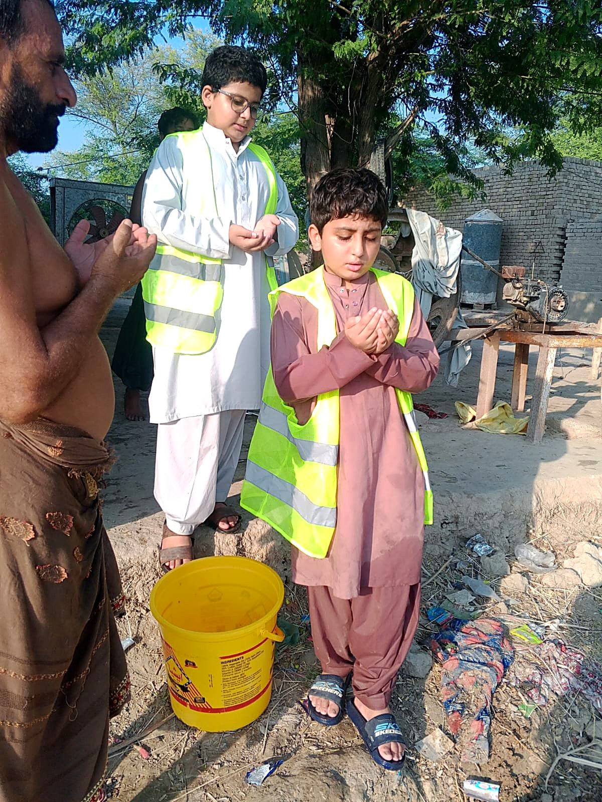 خدمت کے بعد دعا